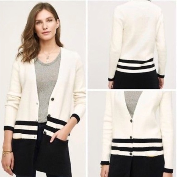 Anthropologie Sweaters - Anthropologie Varsity Cardigan NWT